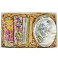 thumbnail image 2 of Soul Sticks Floral Sage Smudge Kit Pinks Gift Set with 2 Floral White Sage Smudge Sticks, Smudge Shell, Palo Santo Stick, 4" Selenite Wand and Sweetgrass, 2 of 8