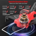 thumbnail image 5 of Belita Amy Weed Wacker Cordless Brush Cutter,Electric Brush Cutter Stringless Weed Eater Battery Weed Wacker Battery Powered by 2Pcs 13000mAh Batteries,String Trimmer for Lawn Garden,Lightweight, 5 of 8