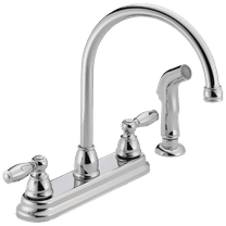 Claymore Two Handle Kitchen Faucet in Chrome P299575LF