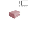 thumbnail image 3 of Aursykel Soft and Cozy Fleece Throw Blanket for Ultimate Warmth and Relaxed with Stylish Stripe Design for Beds and Sofas Suit Winter Gift for Women 78.7x59.1in Pink, 3 of 6