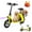 Yellow, variant on Kunyun 12-inch Electric Scooter - 450W Motor, 20-mile Range, 265-Pound Weight Capacity, Front and Rear Disc Brakes, 36V Lithium Battery, Suitable for Adult Commuting Black