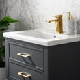 thumbnail image 3 of Clara 24" Single Bathroom Vanity with Porcelain Top - Gray, 3 of 10