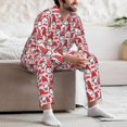 thumbnail image 7 of Lsque Christmas Gnome Pattern Long Sleeve Pajama Set for Men - Soft 2-Piece Sleepwear and Loungewear Set with Pockets, Comfy Nightwear-Medium, 7 of 7