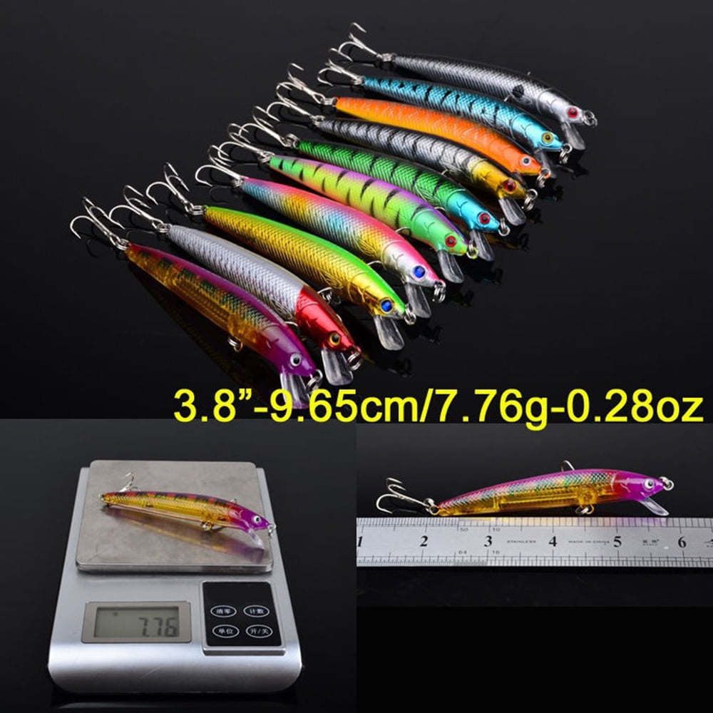 Lure 20Piece Fishing Lures Kit Plastic Fishing Lures Baits Set With Hooks For Saltwater Freshwater Fish Fishing Gear Gifts For Men