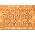thumbnail image 1 of Ahgly Company Indoor Rectangle Abstract Orange Modern Area Rugs, 3' x 5', 1 of 4