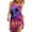 Hot Pink, variant on Azrian Womens Plus Size,Women's Summer Printed Sleeveless Scoop Neck Sundress Casual Flowy Swing Beach Dresses