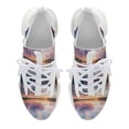 thumbnail image 6 of 2024 Sunset Scenery Women Or Men Lace Up Flat Sneakers Female Mesh Walking Footwear, 6 of 8