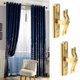 thumbnail image 2 of 2pcs s Creativos de Cristal con Usos Múltiples Decoración de Ropa de Sombrero de Pared Oro Macarena Ganchos Multiusos, 2 of 8