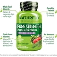 thumbnail image 3 of NATURELO&nbsp;Calcium&nbsp;Supplement - Vitamin C,&nbsp;Vitamin D3, K2, & Ca Magnesium Zinc for Bone Strength with Calcium 600mg - Plant-Based, 120 Vegetarian Capsules, Non-GMO, Soy & Gluten-Free, 3 of 6