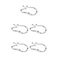thumbnail image 2 of relayinert Adjustable Sizing Women Anklets And Bracelets Easy To Wear WomenAnklet 5Set, 2 of 6