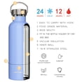 thumbnail image 2 of TOPOKO 25 Oz Stainless Steel Vacuum Water Bottle Double Wall Bottle Insulated Thermos Sports hike Travel Leak Proof Bottle BPA free Metal Lid Skyblue, 2 of 2