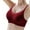 Red, variant on Women's Thin Seamless Vest Soft Support Large Chest Small Half Fixed Cup Breathable Bra Bra for Women Pack Back Less Bra Work Out Bras One Shoulder Sports Bra Top Pads for Sports Bras Bras to Wear