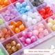 thumbnail image 1 of Fiudx Juego de 20 Cuentas de Resina Multicolor, Acabado Transparente Brillante, Ideal para Hacer Pulseras y Collares, Accesorios de Joyería Versátiles para Amantes de Las Manualidades, 8 Mm de Diámet, 1 of 1