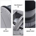 thumbnail image 4 of IFANLANDOR 2Pack Round Light Grey Abs Ventilation Outlet For Rv Air Conditioning Vents Vehicle Interior Design 11.8x7.9in, 4 of 7