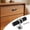 A, variant on Lunxisen 10 Pcs Black Cabinet Pulls Modern Drawer Handles Stainless Steel Kitchen Hardware Tapered End Cup Pulls for Dresser Wardrobe