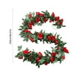 thumbnail image 3 of YOHAVEN Valentine’s Day Artificial Flower Vine 6.5FT Hanging Fake Rose Leaf Garland Wedding Arch Balcony Porch Doorway Stair Decoration Romantic Holiday Party Home Decor, 3 of 6
