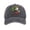 Black, variant on Sports Cap for Fans with Vintage Washed Cotton and Football Graphic Print in Unisex Style for Game Day Outfits and Casual Outdoor Sun Protection Navy