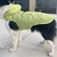 thumbnail image 1 of Xiao Hua Chubasquero impermeable para perros, reflectante, ligero y con capucha tipo poncho (XXL, verde B), 1 of 4