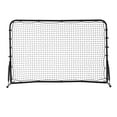 thumbnail image 5 of KFFKFF Football Return Trainer, 6x4FT Metal Soccer Practice Gear, Athletic Football Bounce Back Wall, Two-Sided Rebound Mesh, Simple Setup, Ideal for Garden Drills, Individual Exercise, Tossing, 5 of 9