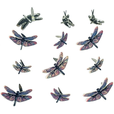 

Eyelet Outlet Shape Brads 12/Pkg-Dragonfly