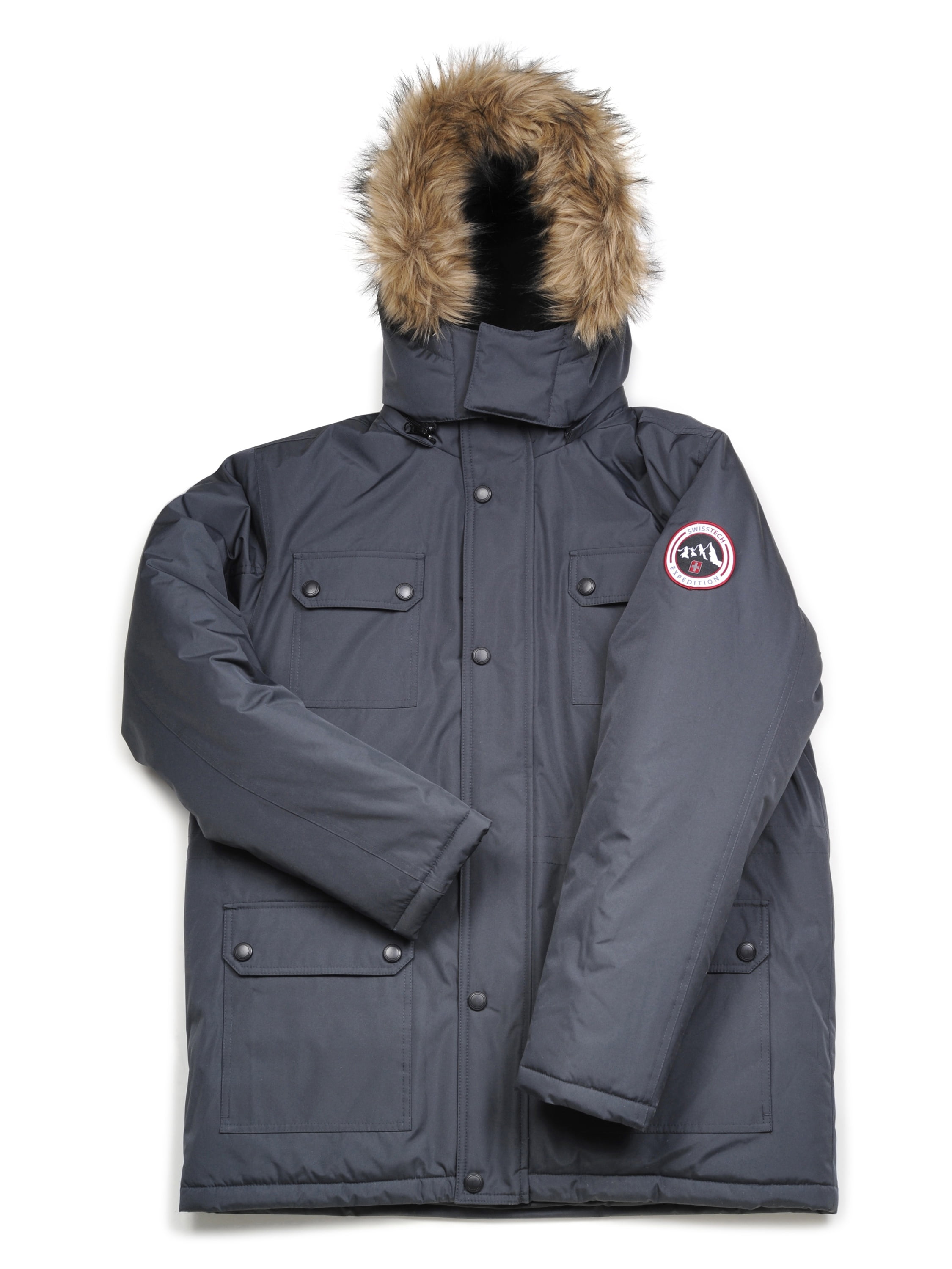 swiss tech hooded jacket
