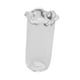 thumbnail image 4 of Jarrón de vidrio pequeño, mini florero de vidrio, elegante contenedor para arreglos florales, maceta para el hogar, comedor, escritorio, 4 of 9