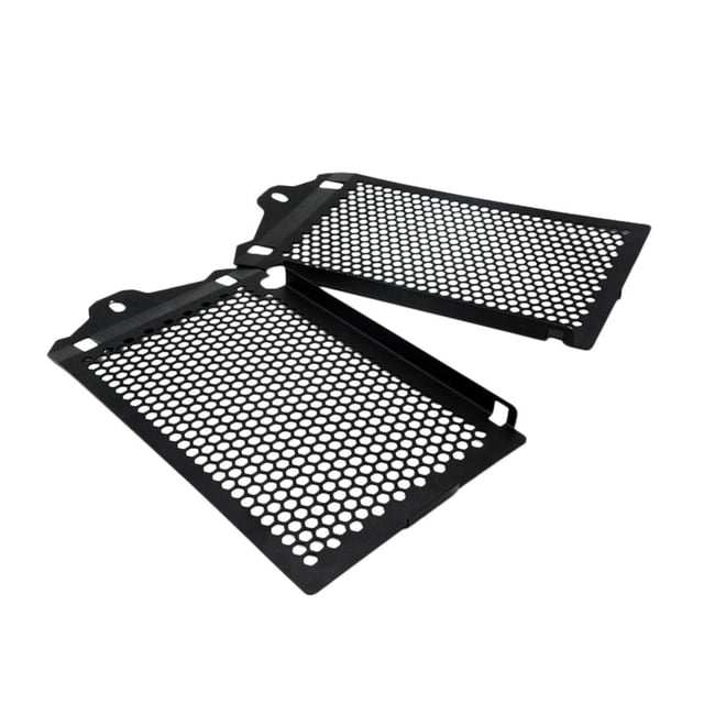 Cubierta protectora de rejilla de radiador kusrkot Aluminio Negro GSA LC WC ADV