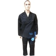 Woldorf USA Brazilian Jiu Jitsu Kimono Pearl Weave Gi Competition Uniform Navy Black/Blue Rip Stop Pants Size 6 A4 Pre-Shrunk, Ultra Light Weight Uniforms
