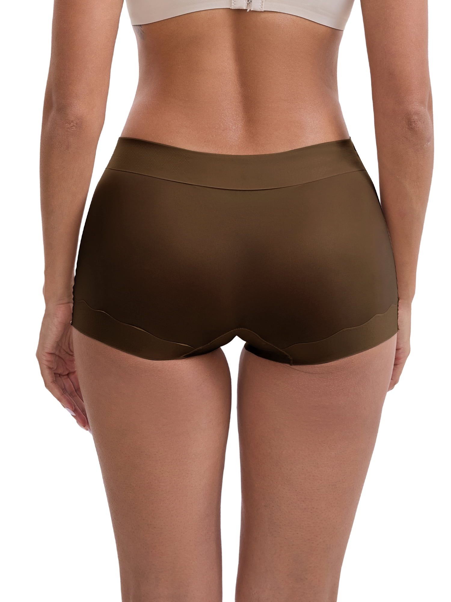 DARING DIVA Women's Butt Lifter Anti Chafing Slimming Shapewear M Brown