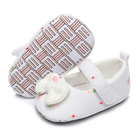 

Hunpta Toddler Shoes Infant Girls Single Shoes Bowknot First Walkers Shoes Toddler Sandals Princess Shoes