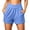 Z110 Blue, variant on Womens Athletic Shorts 5 Inch Inseam Crossover V-Waist Workout Shorts with Pockets Soft Stretch Running Gym Exercise Yoga Clothes 2026 Purple,S