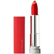 Maybelline Color Sensational Made For All Lipstick, Red For Me, Matte Red Lipstick, 0.15 oz.