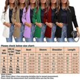 thumbnail image 3 of Women Business Jackets Open Front Blazer Ladies Casual Long Sleeve Work Outwear, 3 of 3