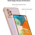 thumbnail image 3 of for Samsung Galaxy A23 4G/5G Case Luxury Plating Edge Case Cover Slim Lightweight Glossy Bling Phone Case Soft TPU Shockproof Bumper Case Electroplated Case,Purple, 3 of 12