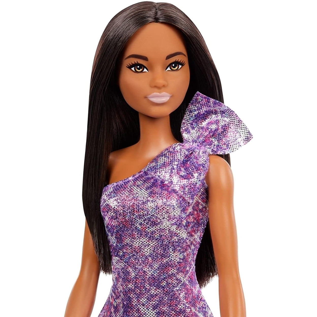 black barbie with purple dress Mattel 1980s Barbie Purple Dress Princess Barbie (african American) 1997 18405 NRFB
