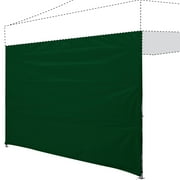 Eurmax Instant Sunwall for 10x10FT Pop up Canopy, 1 Pack Forest Green Canopy Sidewall