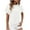 White, variant on Scyoekwg Womens Short Sleeve T Shirts Round Neck Tshirt Lightweight Loose Trendy Solid Color Blouses (White,XL)