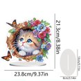 thumbnail image 2 of Kits Arte Diamantes Escritorio Gatito Flores para Oficina en Casa, 2 of 9