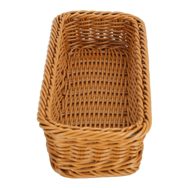 Dekaim Storage Basket, Desktop Tableware Storage Basket Chopsticks Fork Holder Organizer for Home Hotel Restaurant(M)