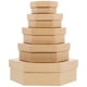 thumbnail image 1 of 1 juego de cajas de regalo con tapas, caja de regalo vacía, caja de embalaje para regalos de festivales, 1 of 7