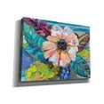 thumbnail image 2 of Epic Graffiti 'Island Flowers' by Jeanette Vertentes, Canvas Wall Art, 16"x12", 2 of 2