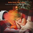 thumbnail image 4 of Fan Heater, 500w Portable Heater, Electric Heater, Small Electric Heater, Fast Heater, Energy-efficient Home and Office Heater (green), 4 of 5