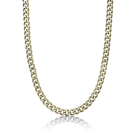 The Chain Smoker - Stainless Steel 11mm Curb Chain Gold IP - 22 In