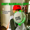thumbnail image 3 of Pantalla LED de béisbol Spark Catch que brilla en la oscuridad para niños, color verde neón, 3 of 5