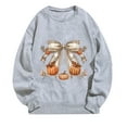 thumbnail image 3 of Frostluinai Women's Sweatshirts Thanksgiving Pullover Crew Neck Long Sleeve Graphic Pullover Casual Loose Sweat Shirt for Fall Winter, 3 of 4