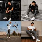 SOUTHPOLE Mens Sweatpants - Lightweight Stretch Tricot Joggers for Men, 3 Pack Athletic Pants