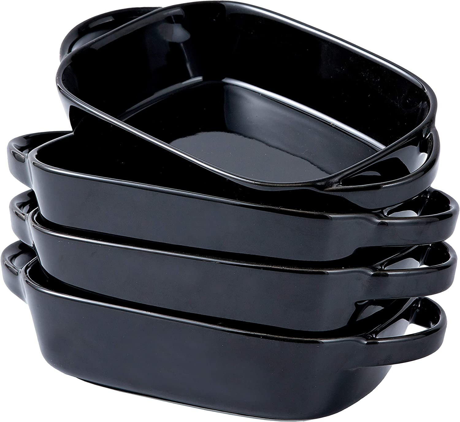 Bruntmor Set Of 4 Ceramic 9x5 Baking Dish Oven Safe Roasting Lasagna