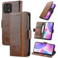 thumbnail image 1 of Compatible With Honor X30i Rfid Blocking Leather Wallet Case Card Holder Flip Folio Shockproof Cover, 1 of 3