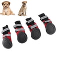 thumbnail image 3 of Zapatos impermebles para perros, botas antideslizantes para perros grandes, diseño reflectante para seguridad nocturna en paseos en interiores a un exterior, 3 of 7
