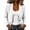 White, variant on longantii Women's Casual Blazers Long Sleeve Collared Jackets Basic Button Front Offfice Work Suit Spring Fall Wear with Multi-Pocket Beige M